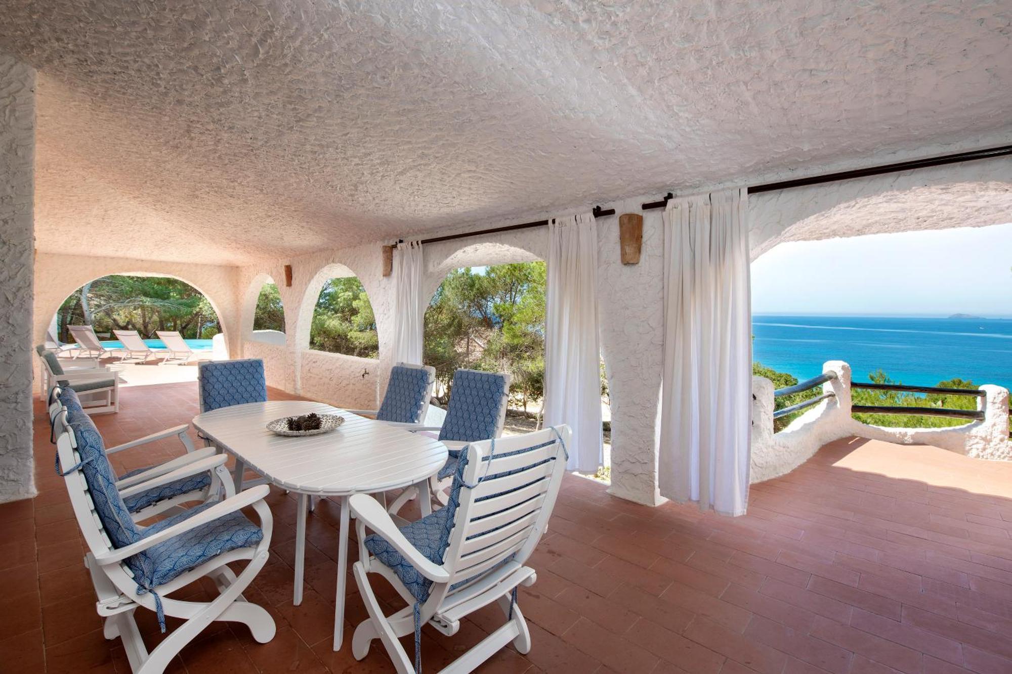 Villa Eliana sul Mare Porto Pino Exterior foto