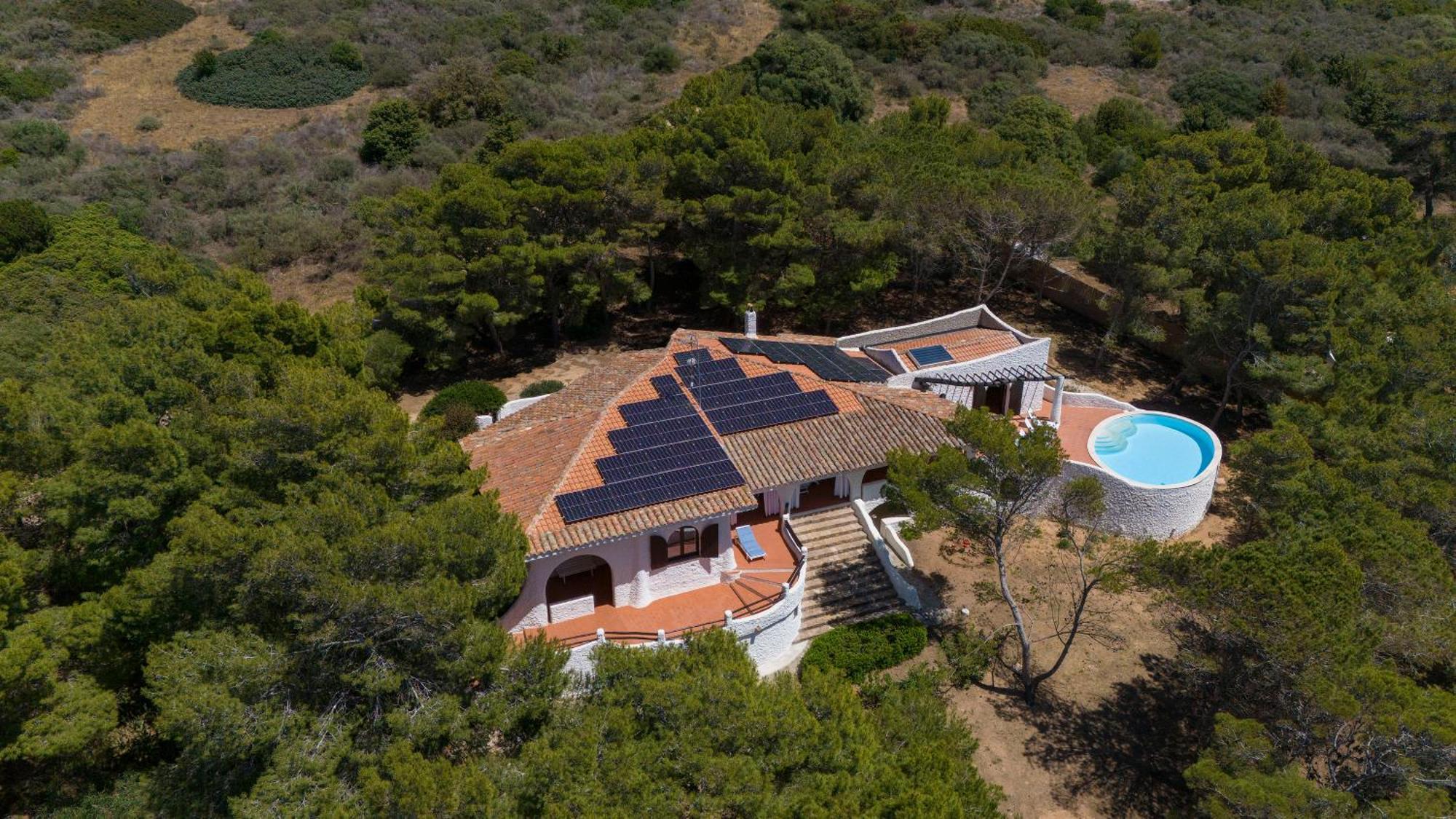 Villa Eliana sul Mare Porto Pino Exterior foto
